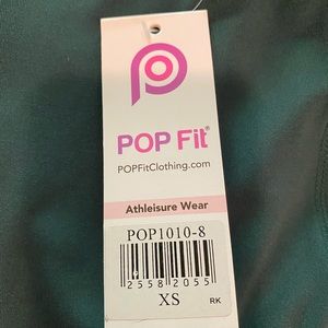 Pop fit small green leggings. Brand new